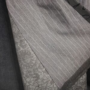 Elegant Gray A-Line Skirt